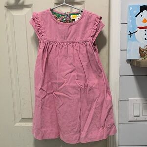 Mini Boden Pink Ruffle Sleeve Dress